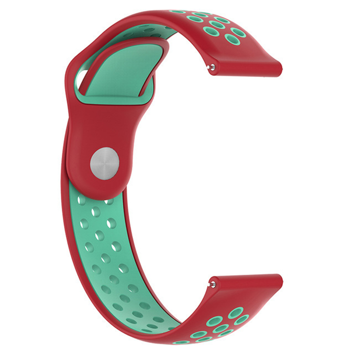 熱銷蘋果iwatch2345四五代硅膠雙色氣孔運(yùn)動手環(huán)表帶
